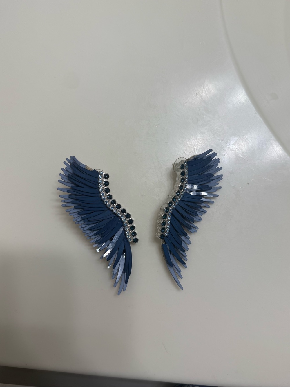 Navy Mignonne Gavigan Earrings